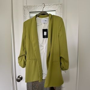 Fashion Nova Green Blazer, New with tags